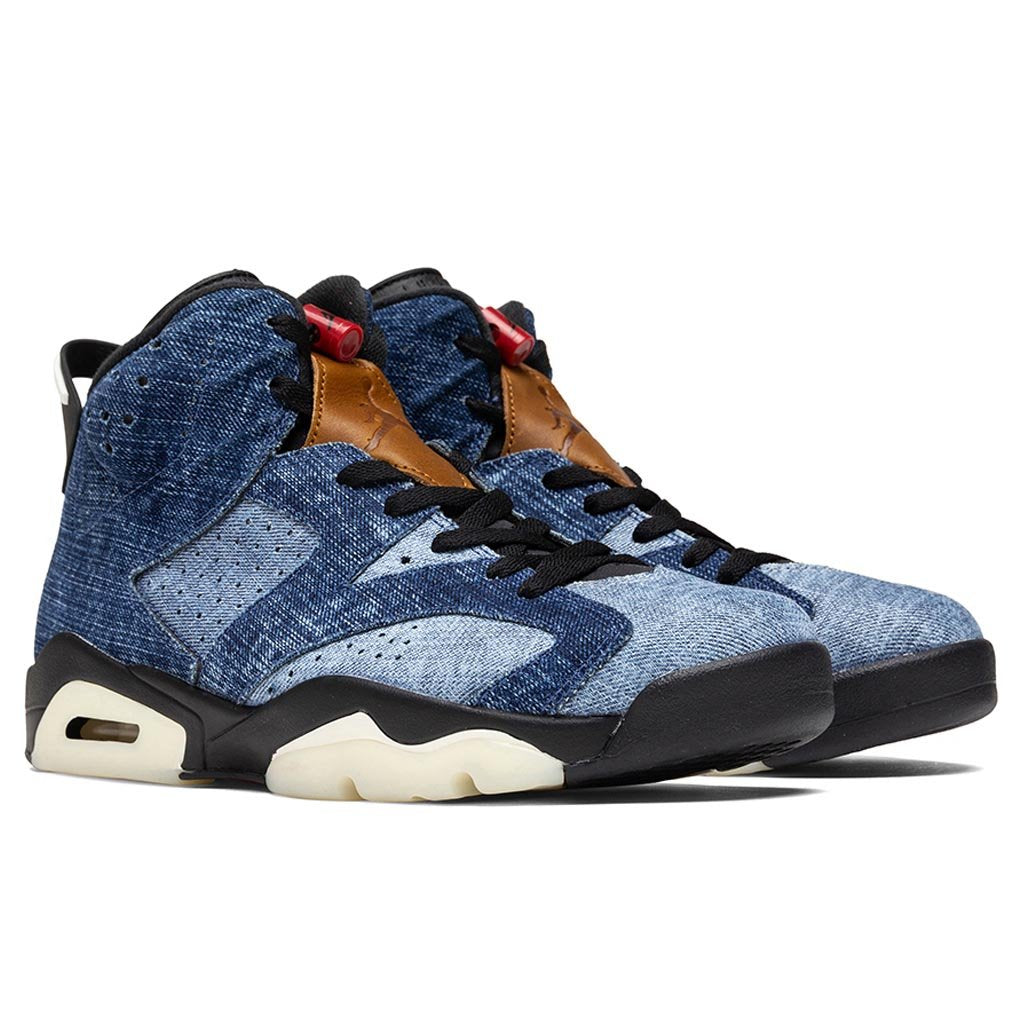 aj6 washed denim
