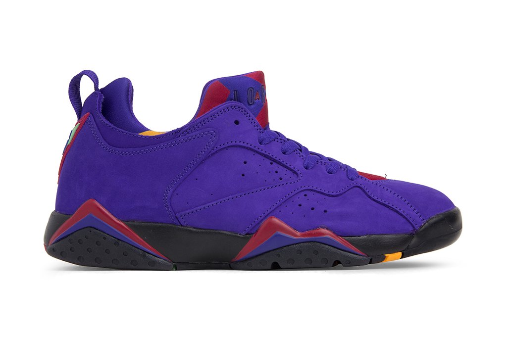 jordan 7 black purple orange