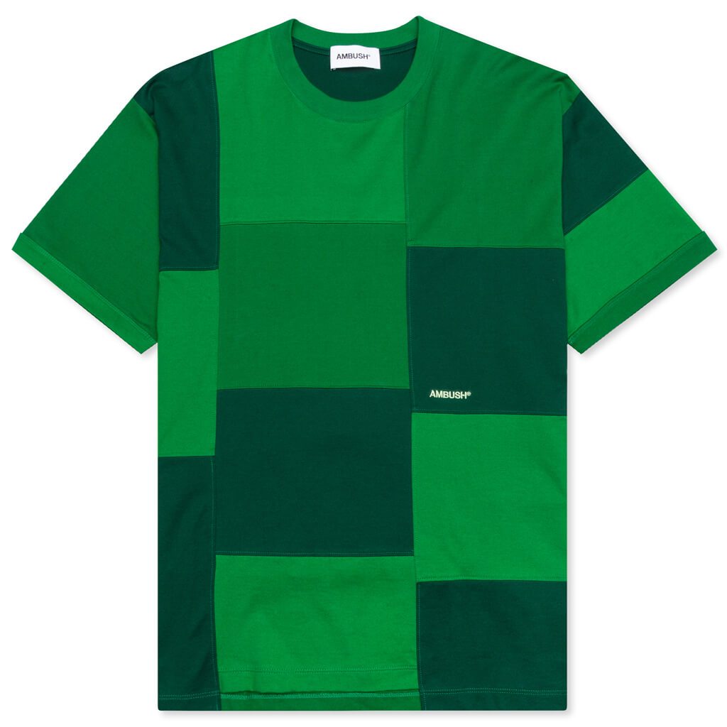 Patchwork Panel Tee - Green