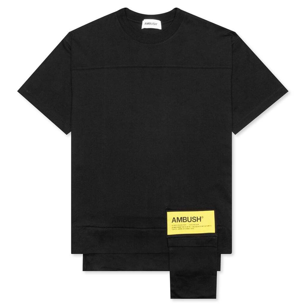 Waist Pocket Tee - Black – Feature