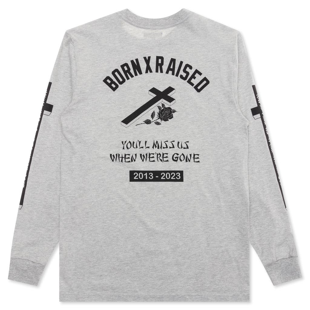 T-shirt LS Born x Raised - T-shirt  Holypopstore - Retail innovators