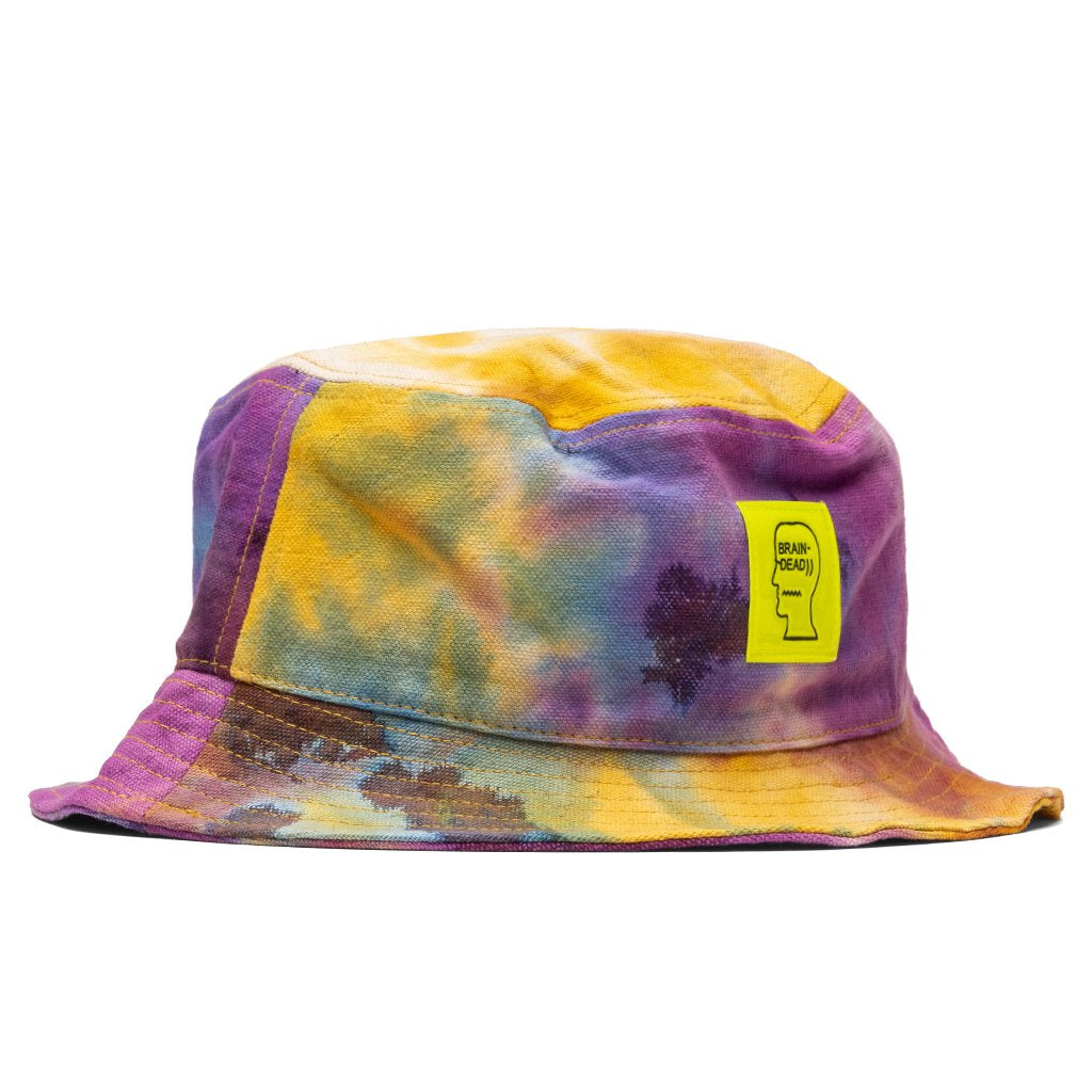 Colorful Tie Dyed Canvas Tie Dye Bucket Hat For Women And Men