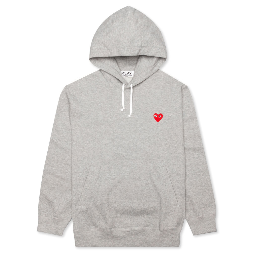Comme des Garcons PLAY Hoodie - Grey | Feature