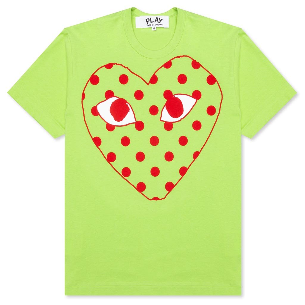 Pastelle Polka Dot Logo T-Shirt Green – Feature - Main Image