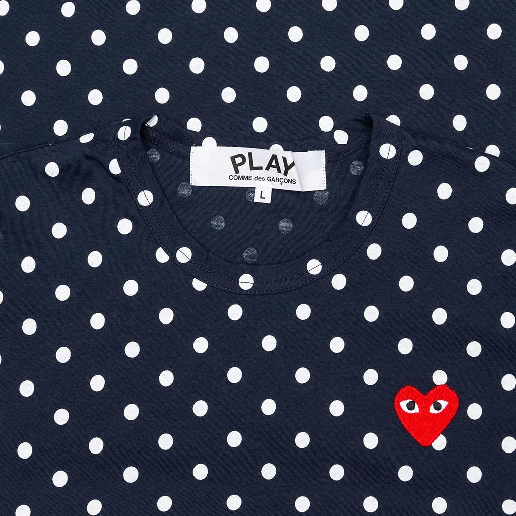 Flannels Play Polka Dot T-shirt Flannels Cdg Play Polka Dot Shirt