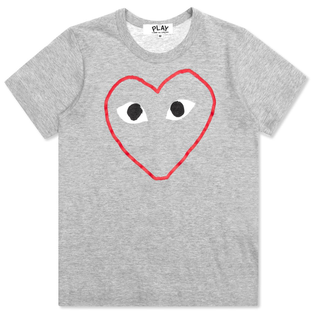Clothing Red Heart Comme Des Garcons T Shirt Womens Women's
