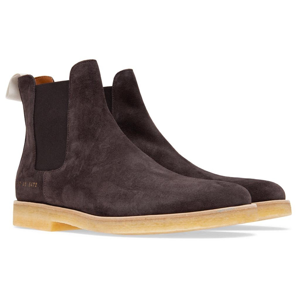 Chelsea Boot Suede Washed Black – Feature
