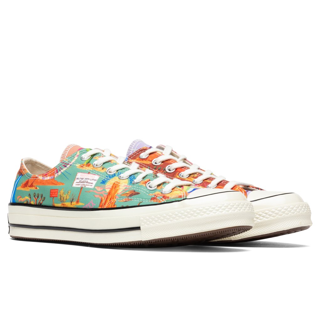 All Star Chuck 70 Ox Egret/Multi/Black – Feature