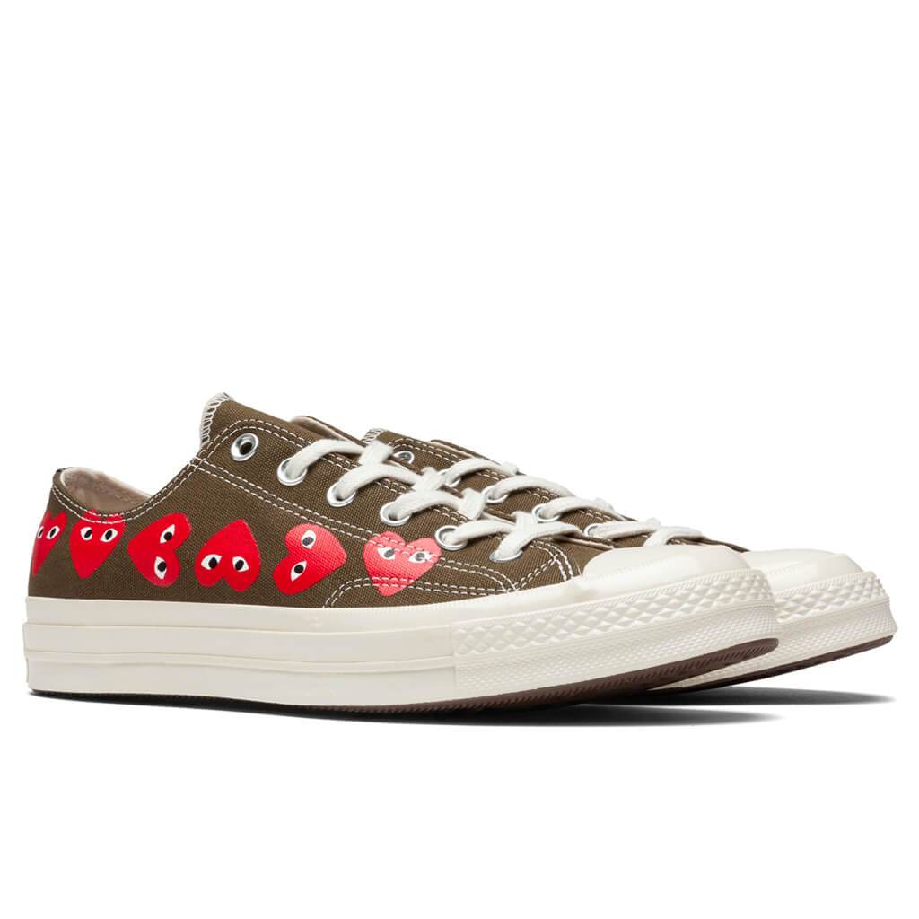 Converse x Comme Garcons PLAY All Chuck '70 Ox "Multi Heart" Feature