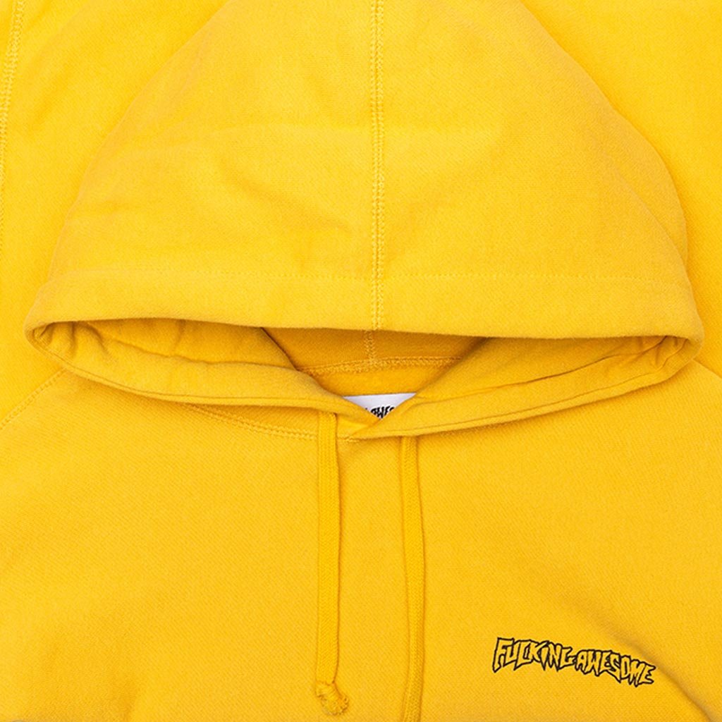 F**king hotsell Awesome Velcro Patch Mustard Hoodie Large