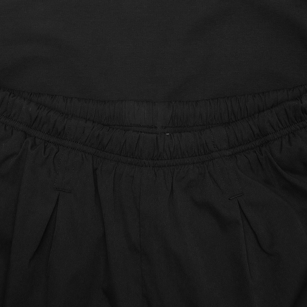 FAUX JEAN TRACK PANT-BLACK