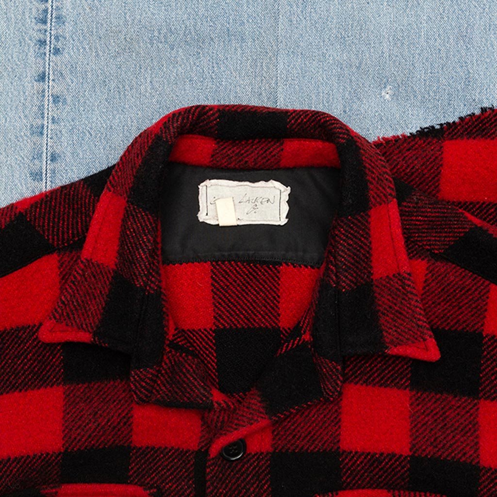 GREG LAURENのYarn Dyed Bufflao Check Studio Shirt グレッグローレン