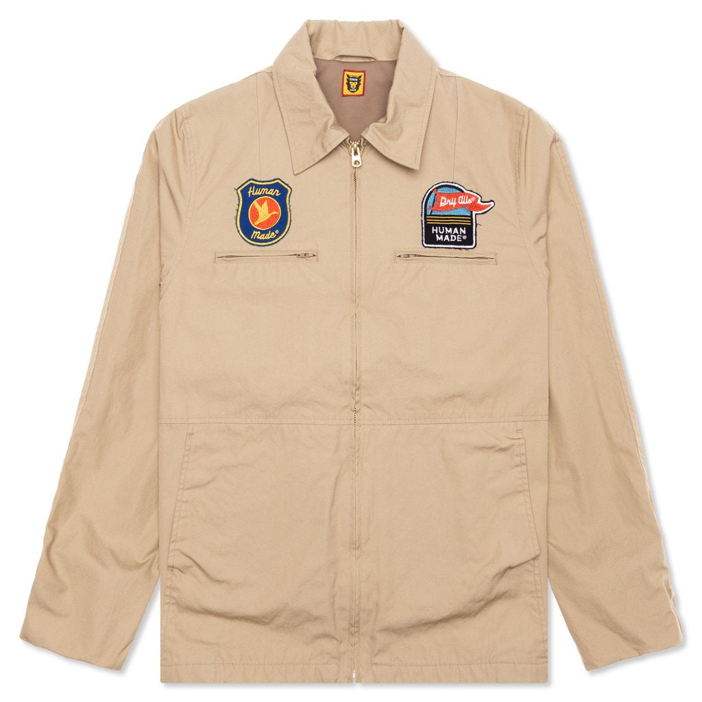 HUMAN MADE PATCH JACKET BEIGE Mサイズ-