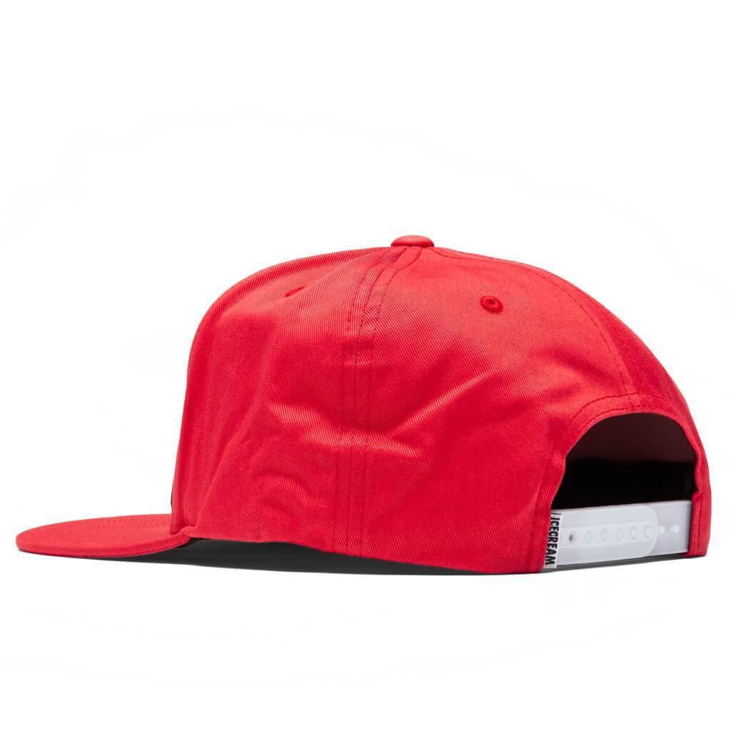 Snapback Hat, Red/Cream
