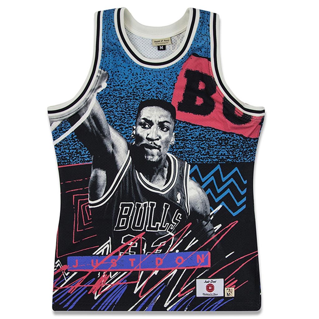 Just Don 'Chicago Bulls' Sublimated Jersey - Pattern Black – Feature
