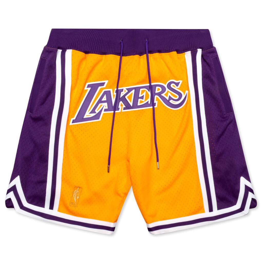 JUST DON Los Angeles Lakers 96-97 Stitched Shorts