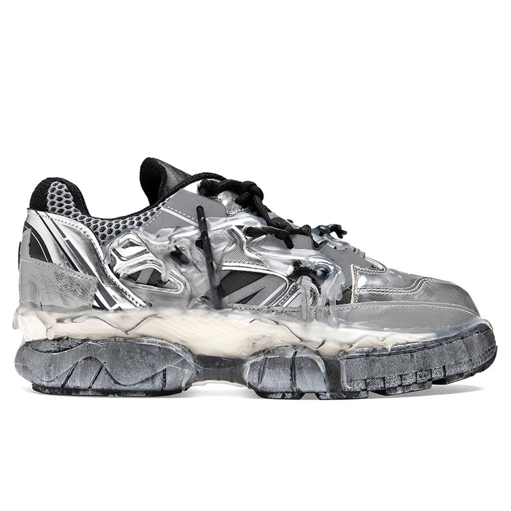 Fusion Sneaker Low Top Silver/Black – Feature
