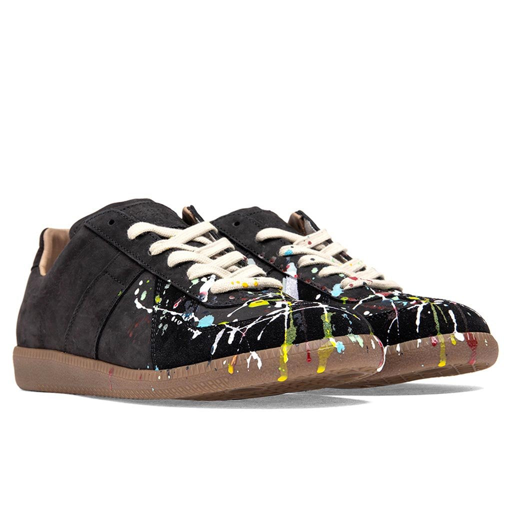 MAISON MARGIELA - Paint Splatter Replica Sneaker in Black/Multi – TRAFFIC  LOS ANGELES