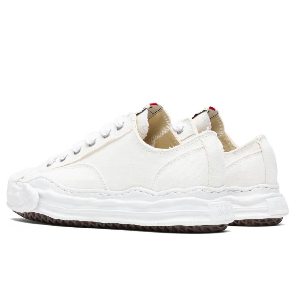 Hank Low OG Sole Toe Cap Canvas Sneaker White MMY – Feature