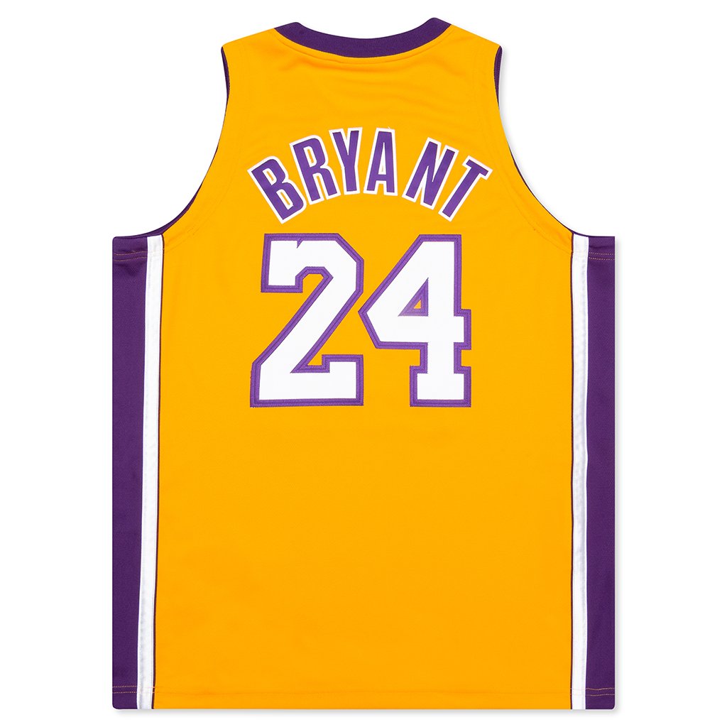 Los Angeles Lakers Kobe Bryant 2009 Authentic Jersey By Mitchell & Ness -  No.24 - Yellow - Mens