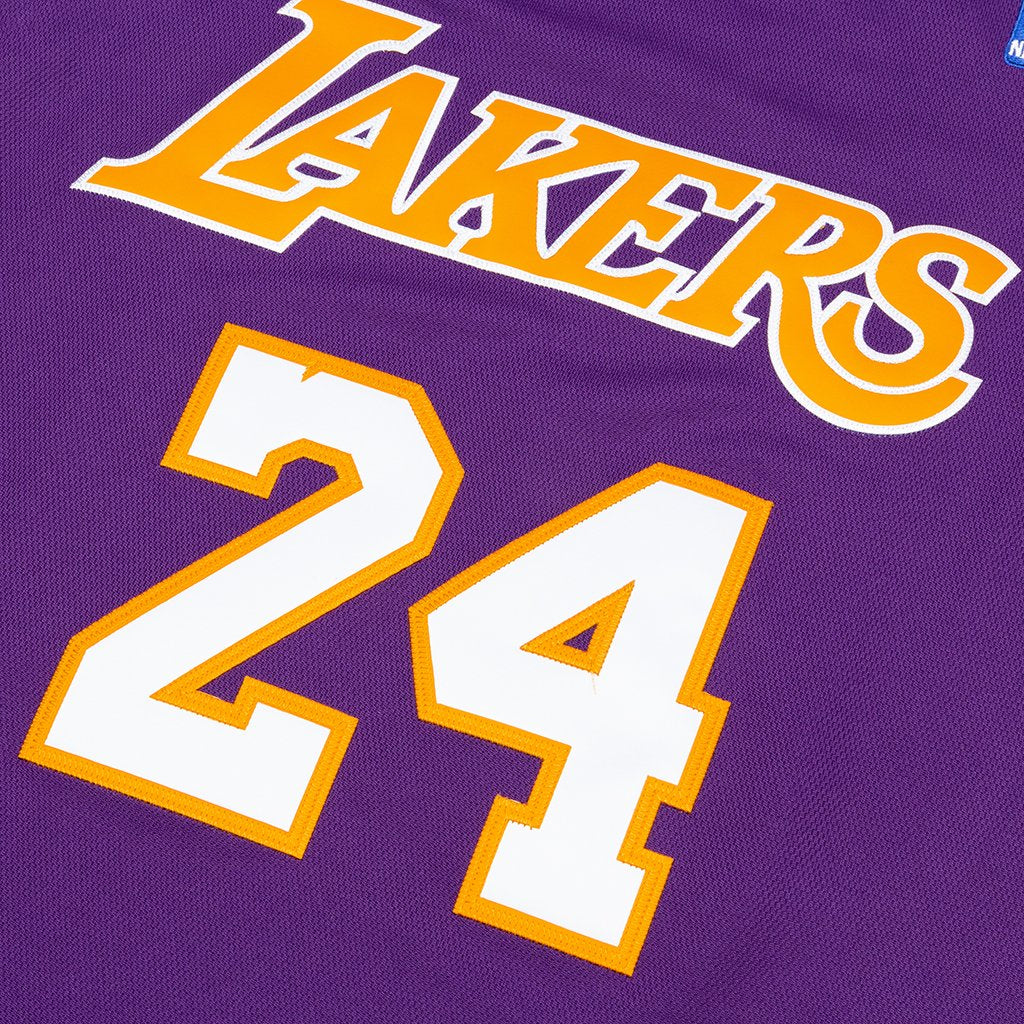 Los Angeles Lakers purple 24 Kobe Bryant NBA Finals game Retro