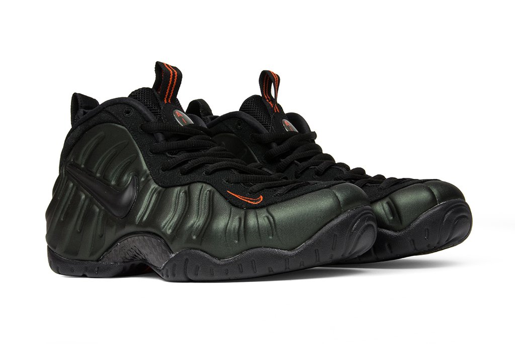 Air Foamposite Pro - Sequoia/Black-Team Orange â Feature