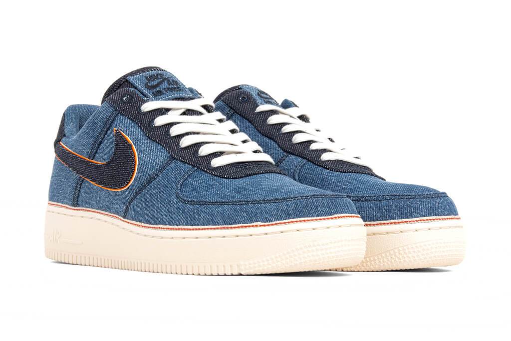 Air Force 1 '07 Premium - Stonewash Blue/Dark Obsidian â Feature