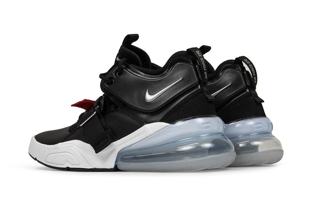 Air Force 270 - Black/Chrome-White/University Red â Feature