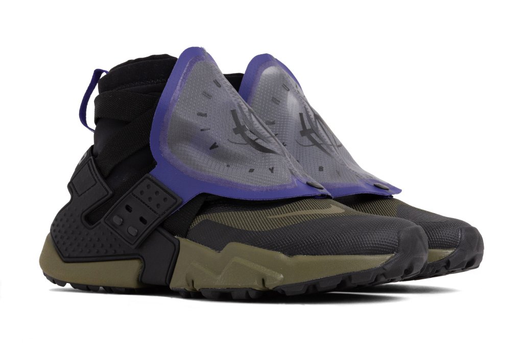 Air Huarache Gripp QS - Black/Olive Canvas-Indigo Burst