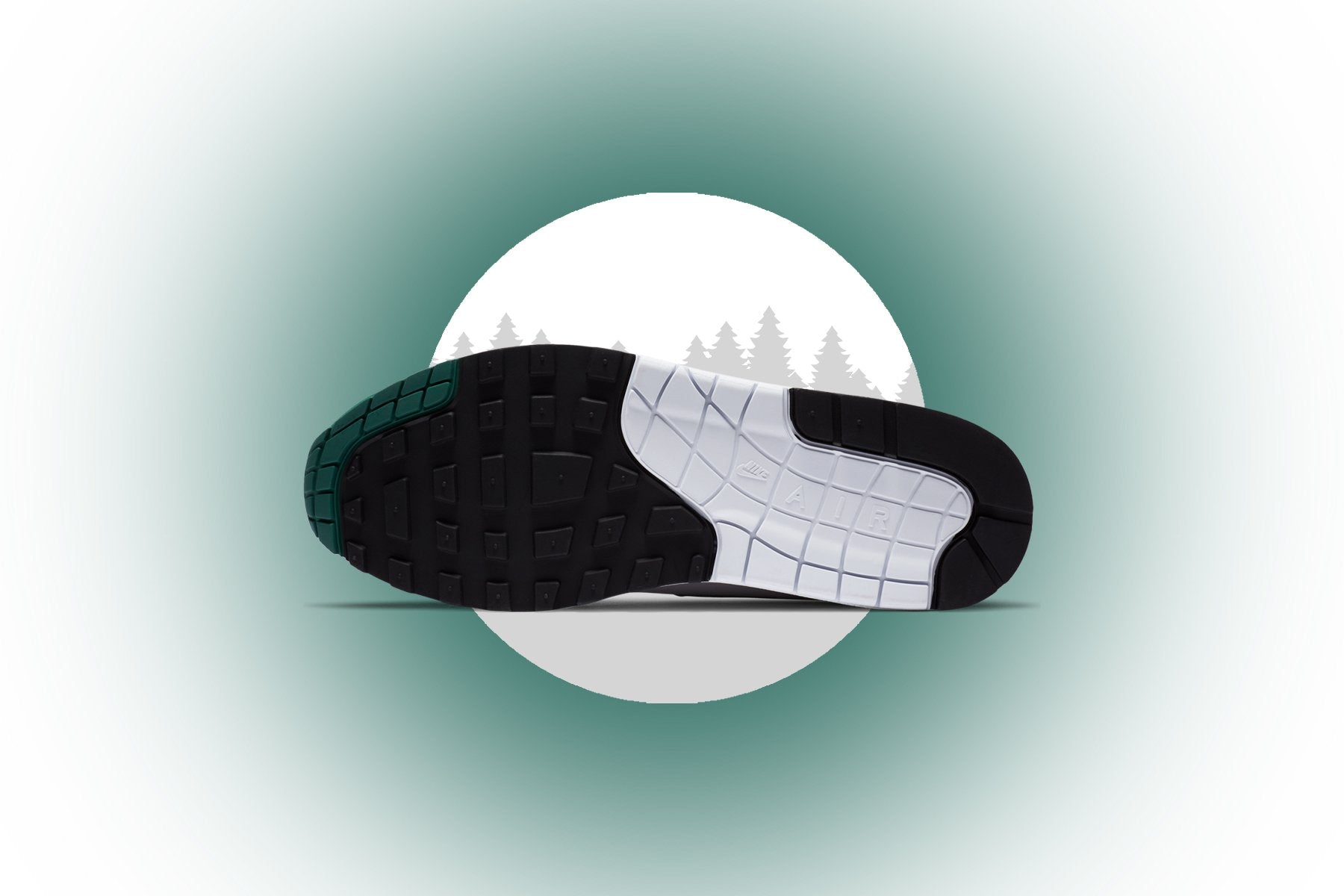 nike airmax 1 evergreen