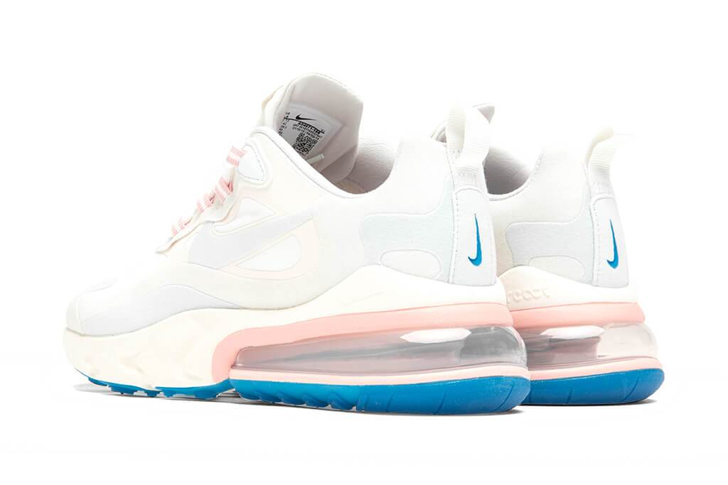 Air Max 270 React - Summit White/Ghost Aqua/Phantom â Feature