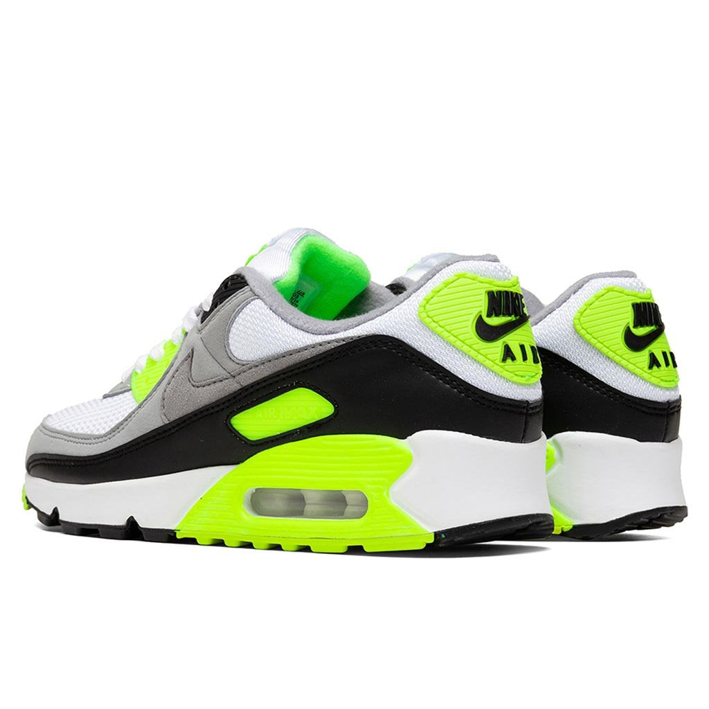 Air max 90 outlet td white/particle grey-volt