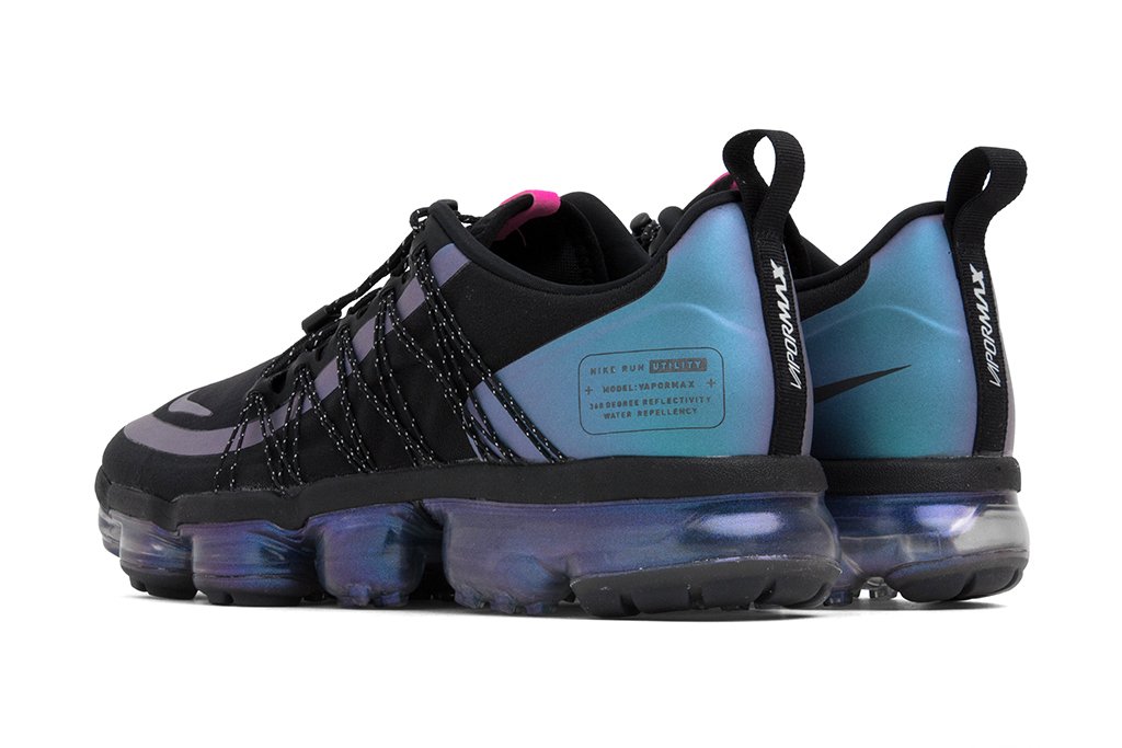 Air VaporMax Flyknit Run Utility Black/Laser Fuchsia/Anthracite