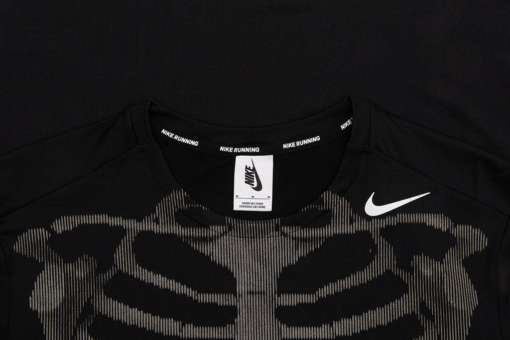 LAB Skeleton Long Sleeve Top Black