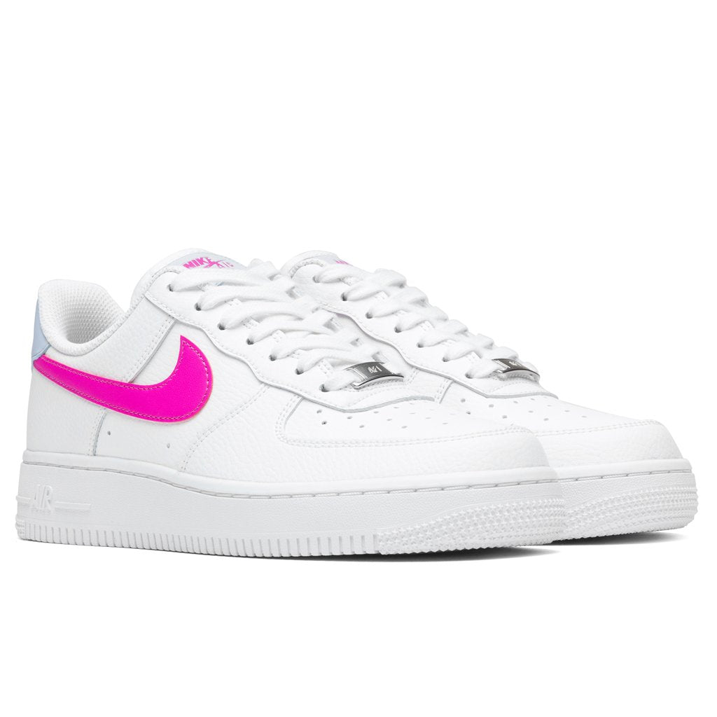 womens white and pink air force