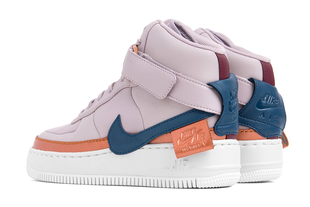 Women's Air Force 1 Jester High XX - Violet Ash/Blue Force/Night Maroon