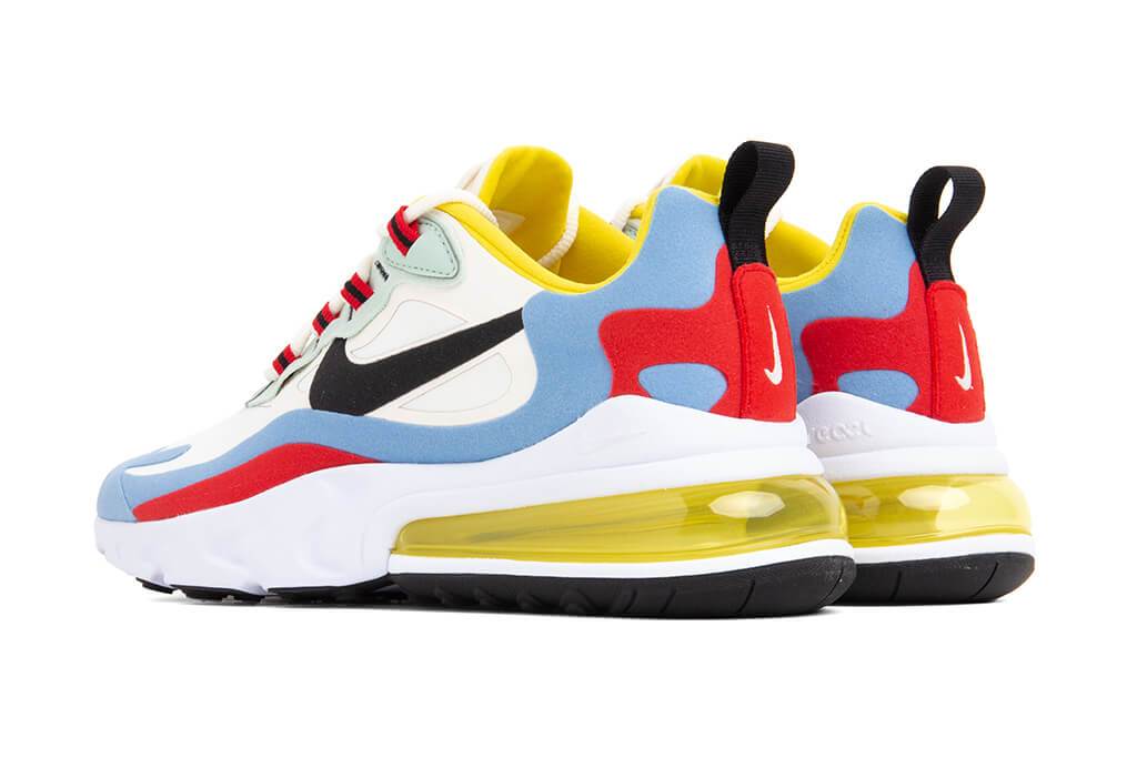 womens air max 270 react black and white