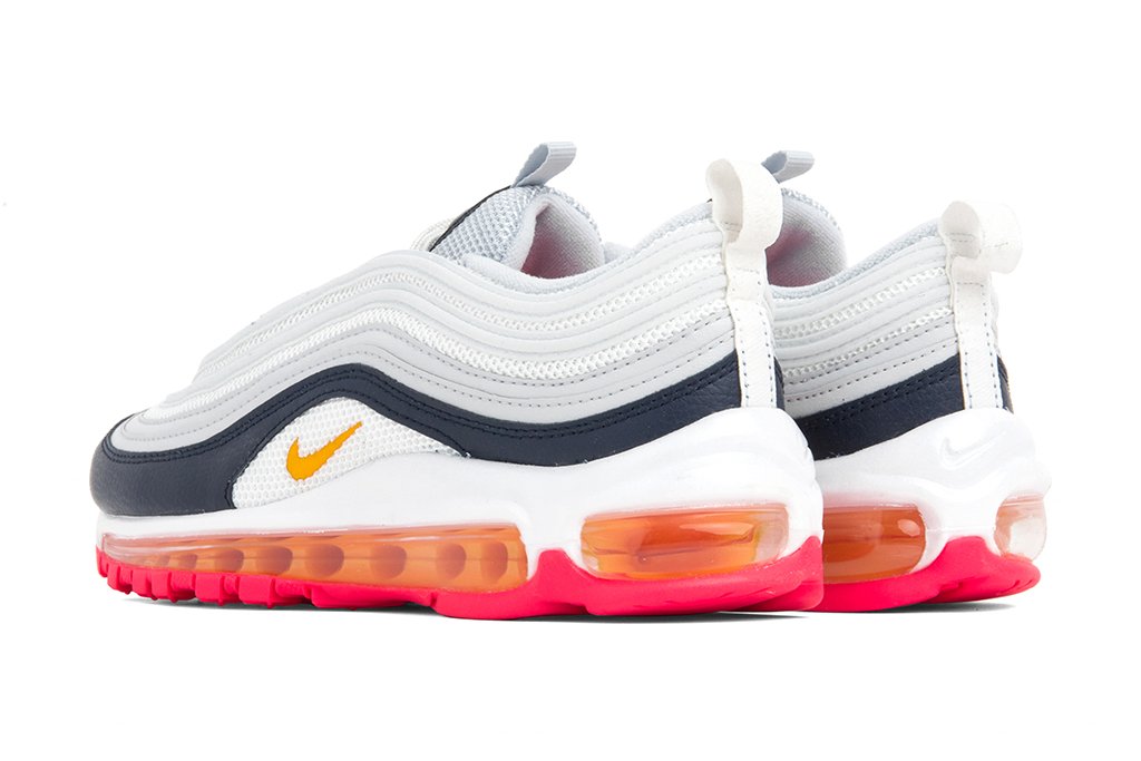 Shop nike air max 97 midnight navy laser orange Hot Sale