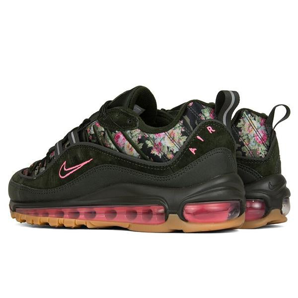 black and pink air max 98