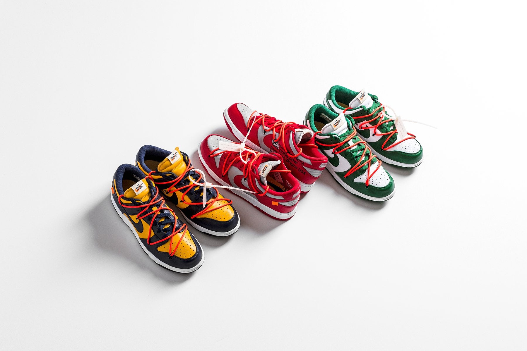 Nike x Off-White Dunk Low - White/Pine Green â Feature