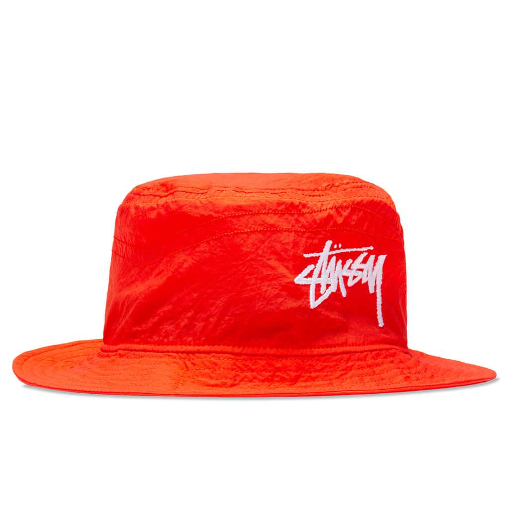 タグ付き未使用品NIKE×STUSSY BUCKET HAT Nike x Stussy Bucket Hat - Habanero Red/White – Feature