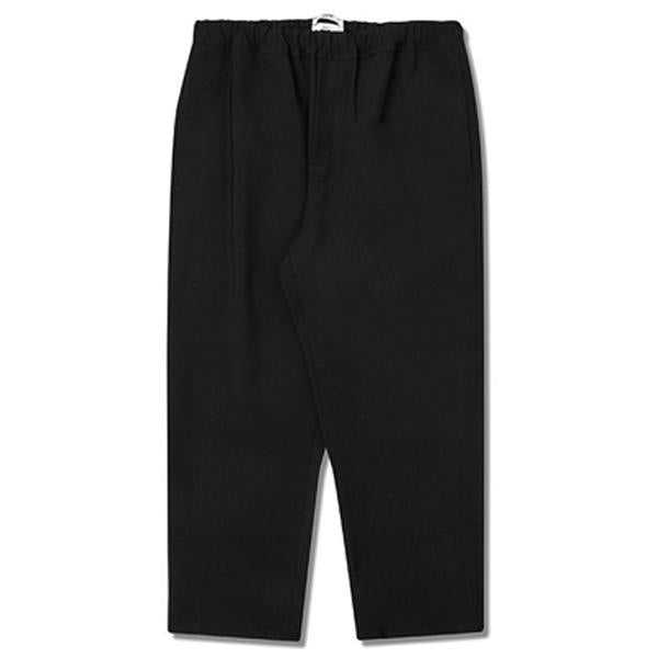 Cropped Drawcord Pant - Black