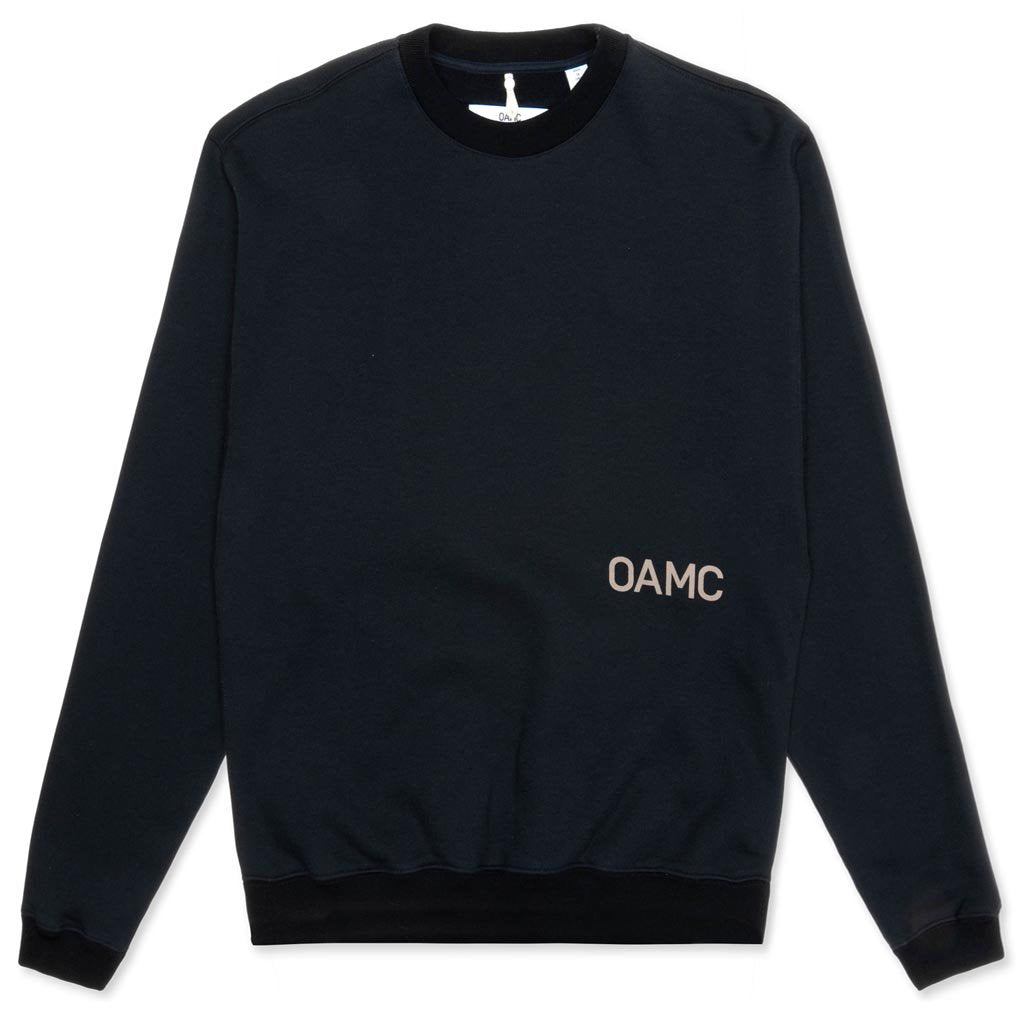 OAMC - Noise Crewneck - Dark Blue