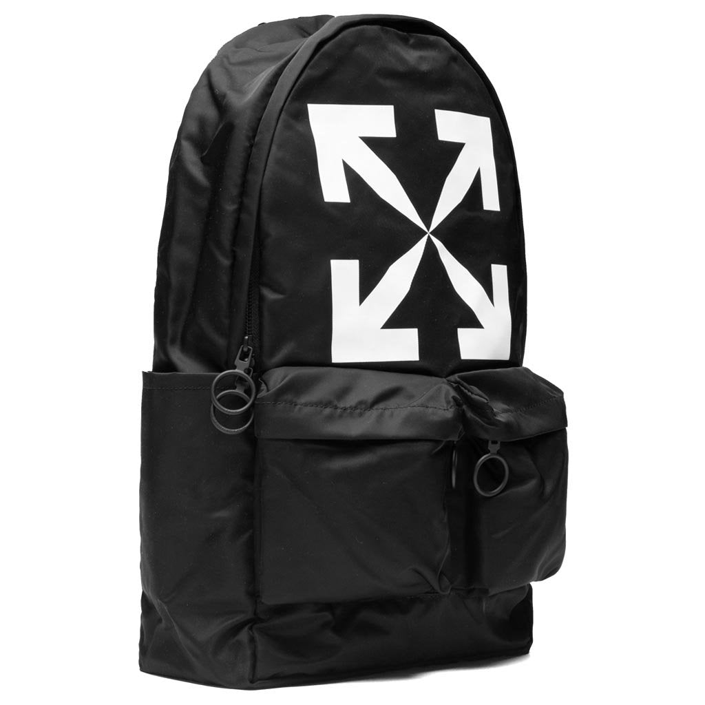 Off-White c/o Virgil Abloh Green Camouflage Industrial Strap Backpack for  Men