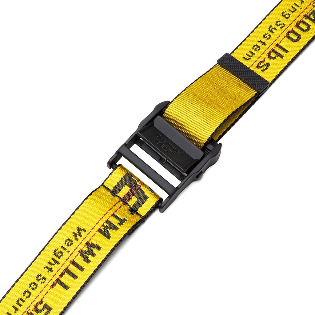 Off-White c/o Virgil Abloh Classic Industrial Belt - Yellow Belts,  Accessories - WOWVA54223