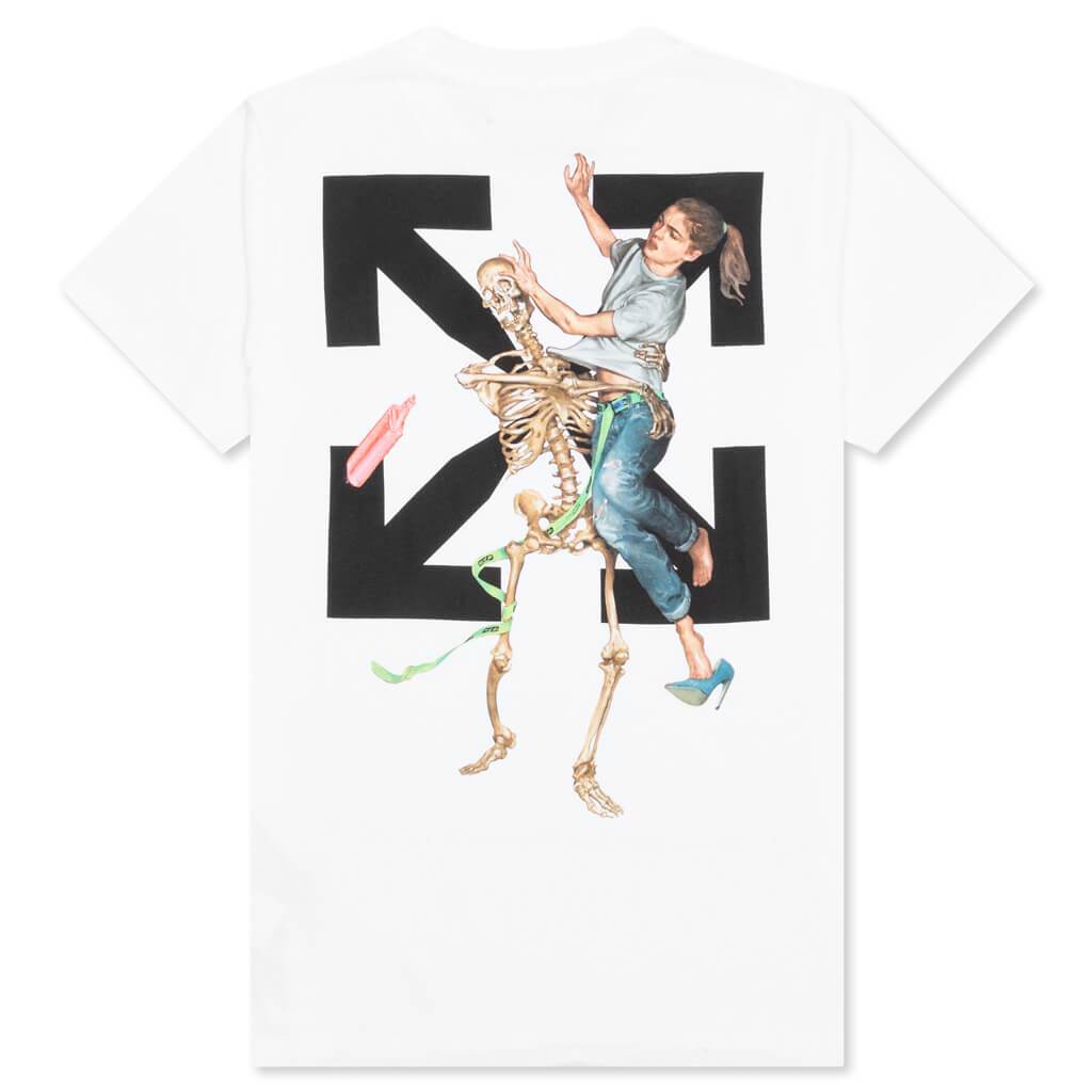 Pascal Skeleton Slim S/S Tee - White/Black – Feature