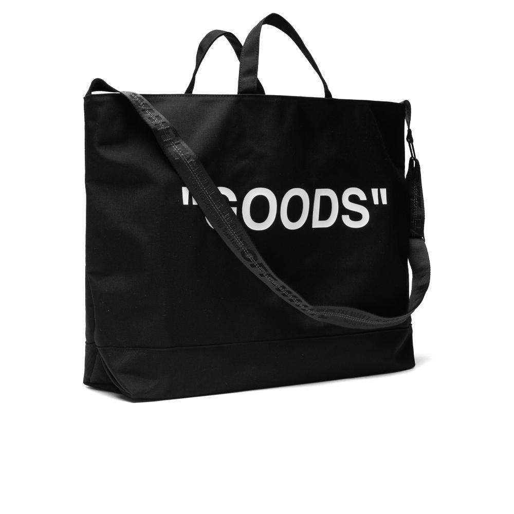 Off-White c/o Virgil Abloh Quote Canvas Tote Bag in Black for Men