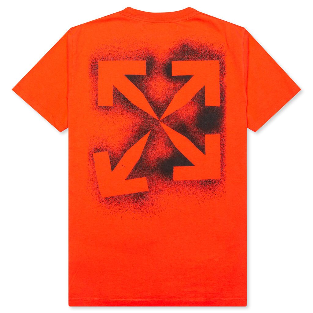 Off-White c/o Virgil Abloh Logo Cotton T-shirt in Orange for Men