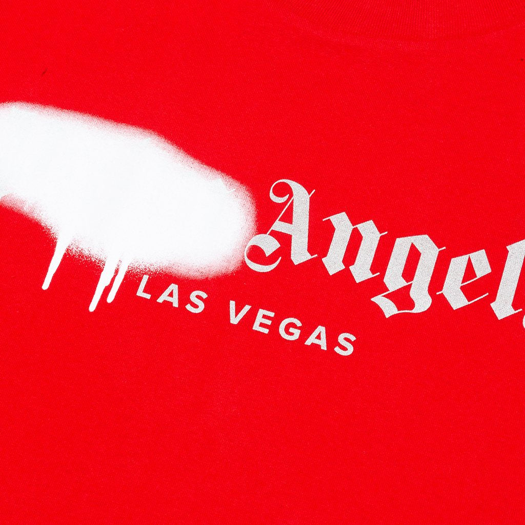 Palm Angels Las Vegas Sprayed T-Shirt Black/White