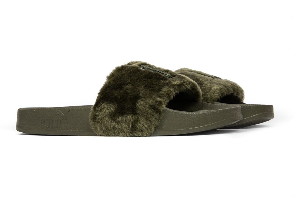 Faux Fur Slides Rihanna Puma Fur Slippers Puma X Fenty By Rihanna